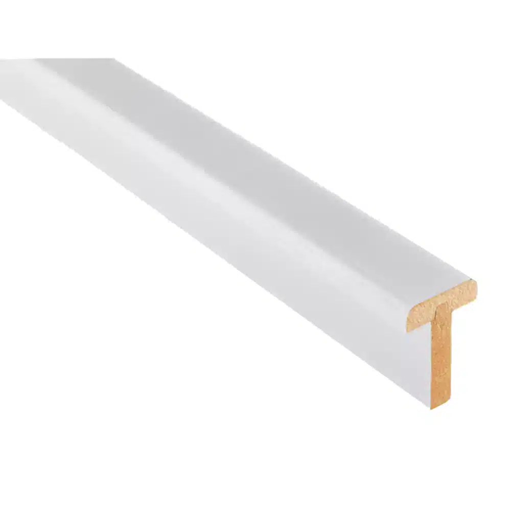 LPD Primed White Door Frame T-lip 35mm