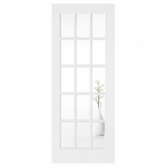 LPD SA White Primed Glazed 15L Solid Engineered Internal Door