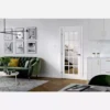 LPD White Sa Glazed 15L Internal Door Primed
