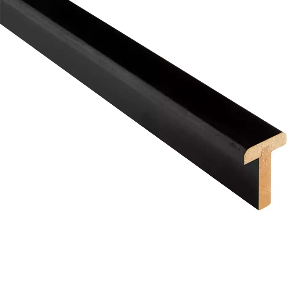 LPD Primed Black Door Frame T-LIP 35mm
