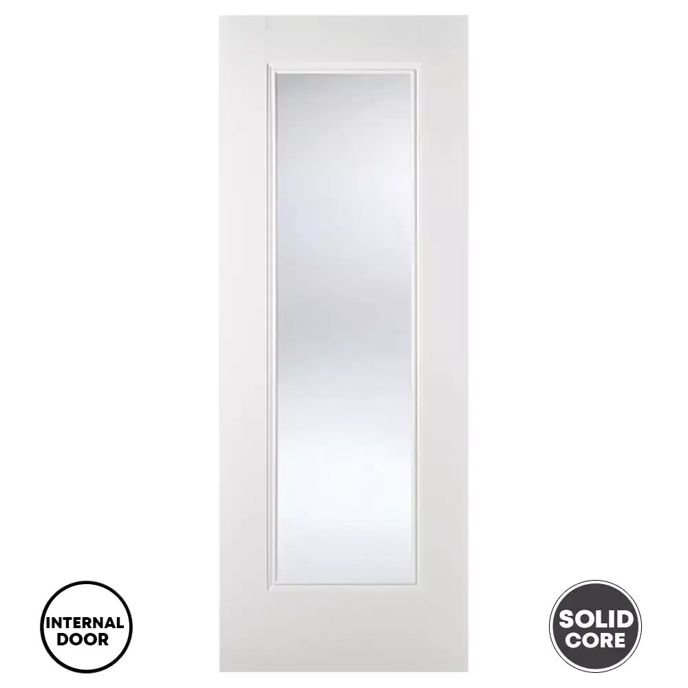 LPD White Eindhoven 1L Glazed Internal Door