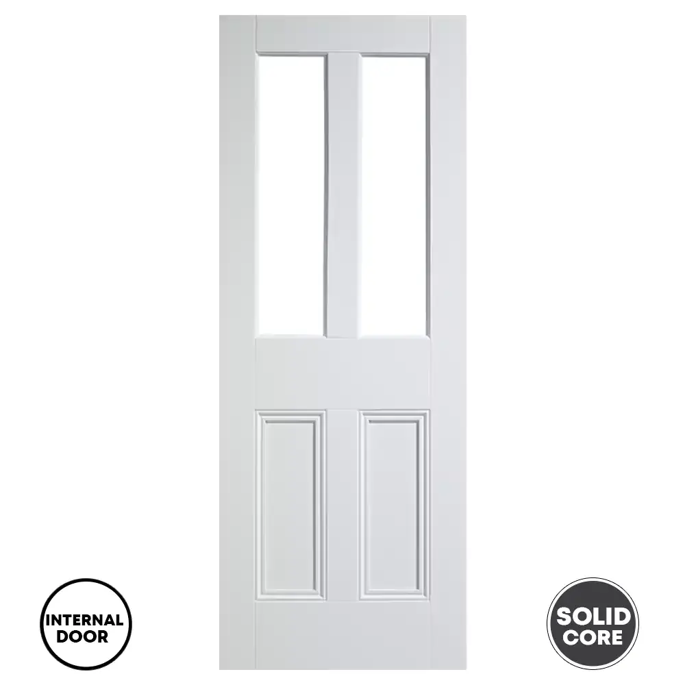 LPD White Malton Unglazed 2L Door