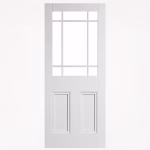 LPD Doors Downham White Primed Unglazed 9 Light Solid Engineered Core Internal Door