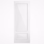 LPD Doors Knightsbridge 2P White Primed 2P Panelled Raised Moulding Solid Engineered Core Internal Door