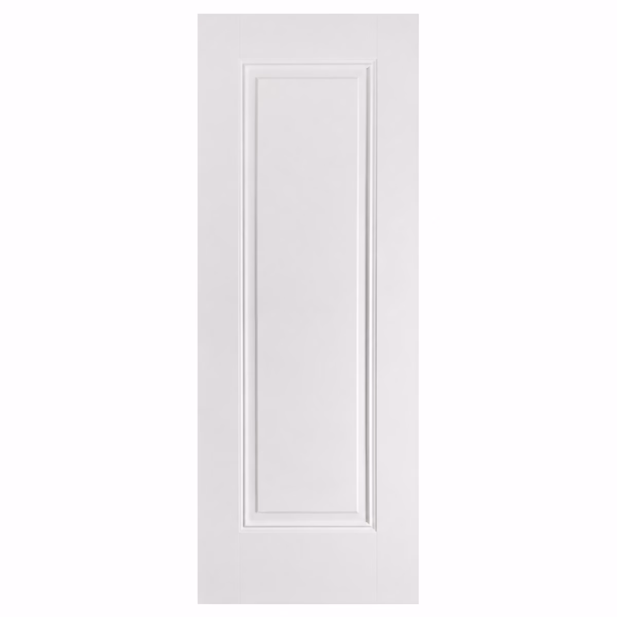 LPD Eindhoven White Primed Plus One Large Panel Decorative Beading Solid Engineered Internal Door