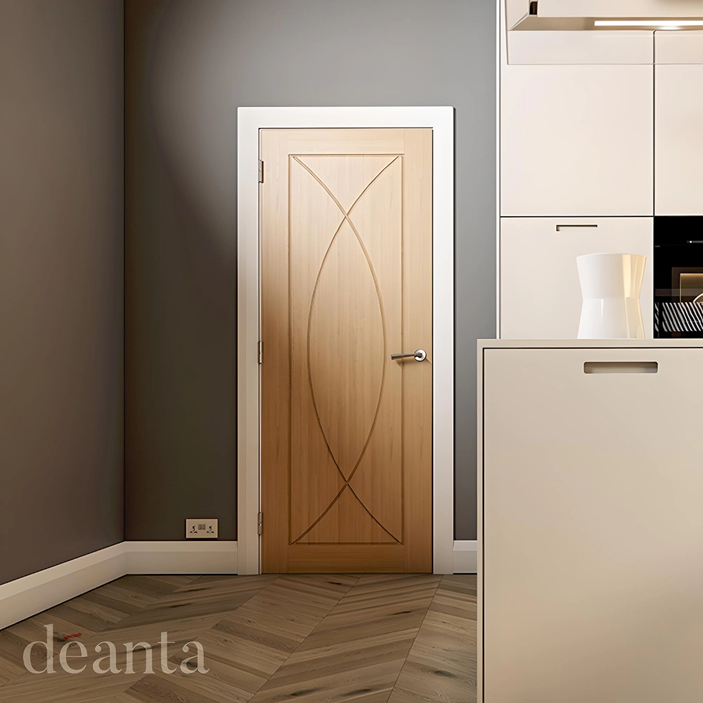 Deanta Amalfi Prefinished Oak Fire Door FD30 Lifestyle
