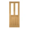 Deanta Bury Prefinished Oak Glazed Fire Door FD30