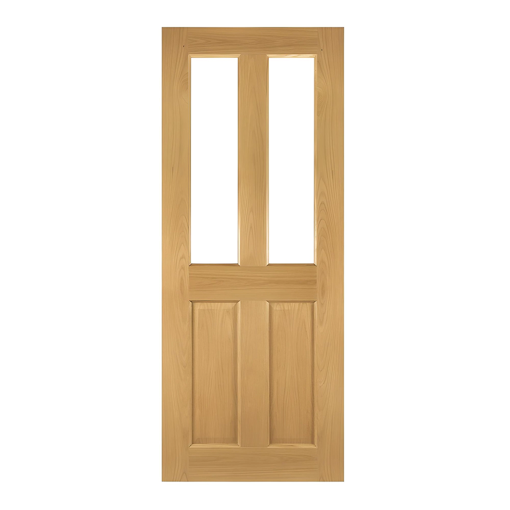 Deanta Bury Prefinished Oak Glazed Fire Door FD30