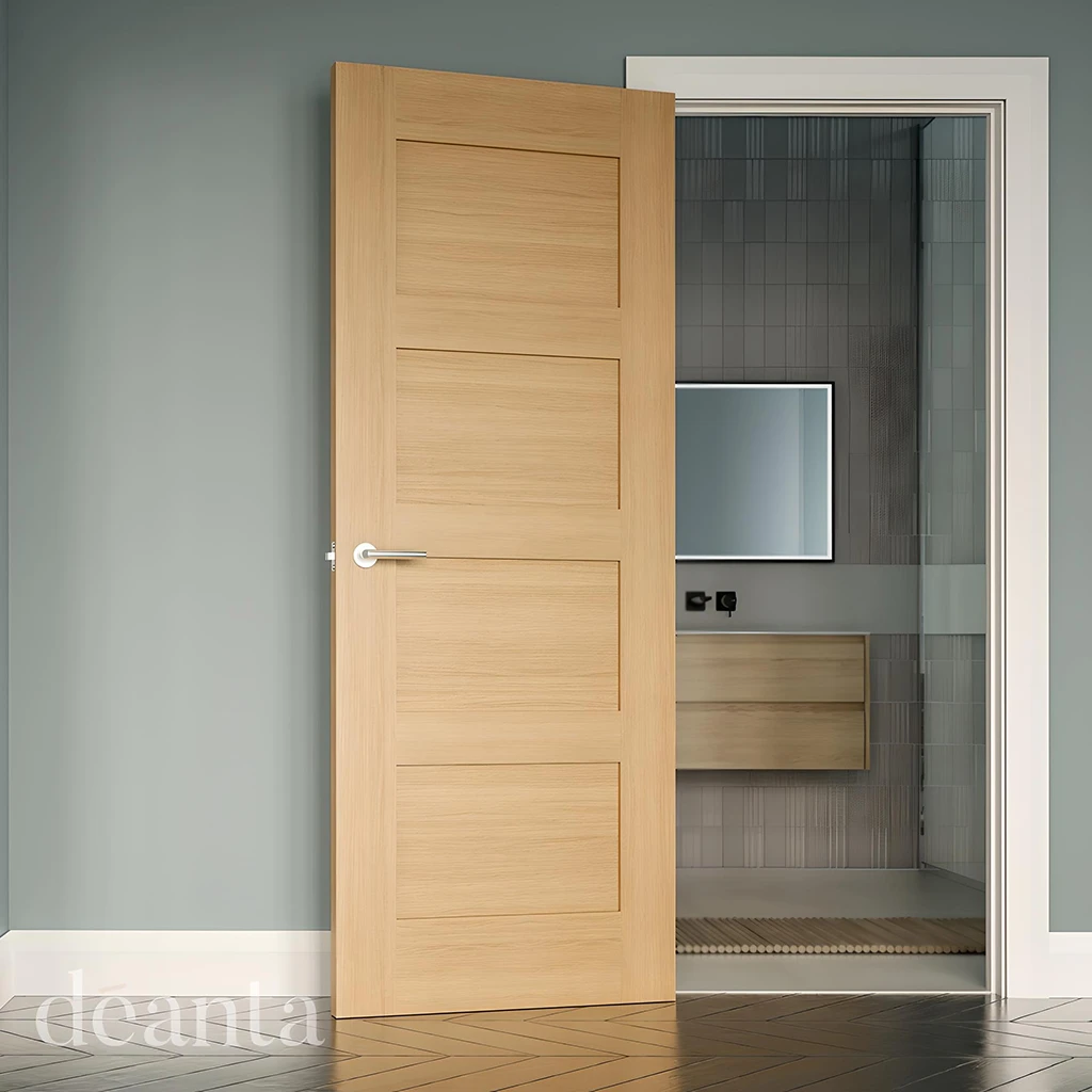 Deanta Coventry Prefinished Oak Fire Door FD30 Lifestyle