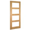 Deanta Coventry Prefinished Oak Glazed Fire Door FD30 - Image 2