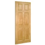 Deanta Oxford Prefinished Oak Fire Door FD30 Angled