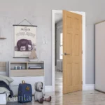 Deanta Oxford Prefinished Oak Fire Door FD30 lifestyle