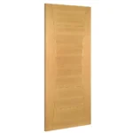 Deanta Pamplona Prefinished Oak Fire Door FD30 Angled