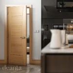 Deanta Pamplona Prefinished Oak Fire Door FD30