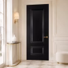 Deanta Sandringham Black Pre-Finished Fire Door FD30