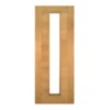 Deanta Seville Prefinished Oak Glazed 1L Fire Door FD30