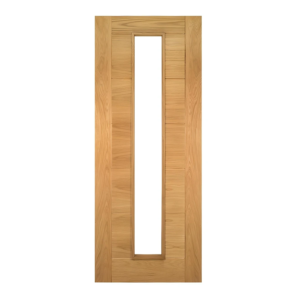 Deanta Seville Prefinished Oak Glazed 1L Fire Door FD30