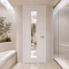 Deanta Seville White Primed Glazed 1L Fire Door FD30 lifestyle