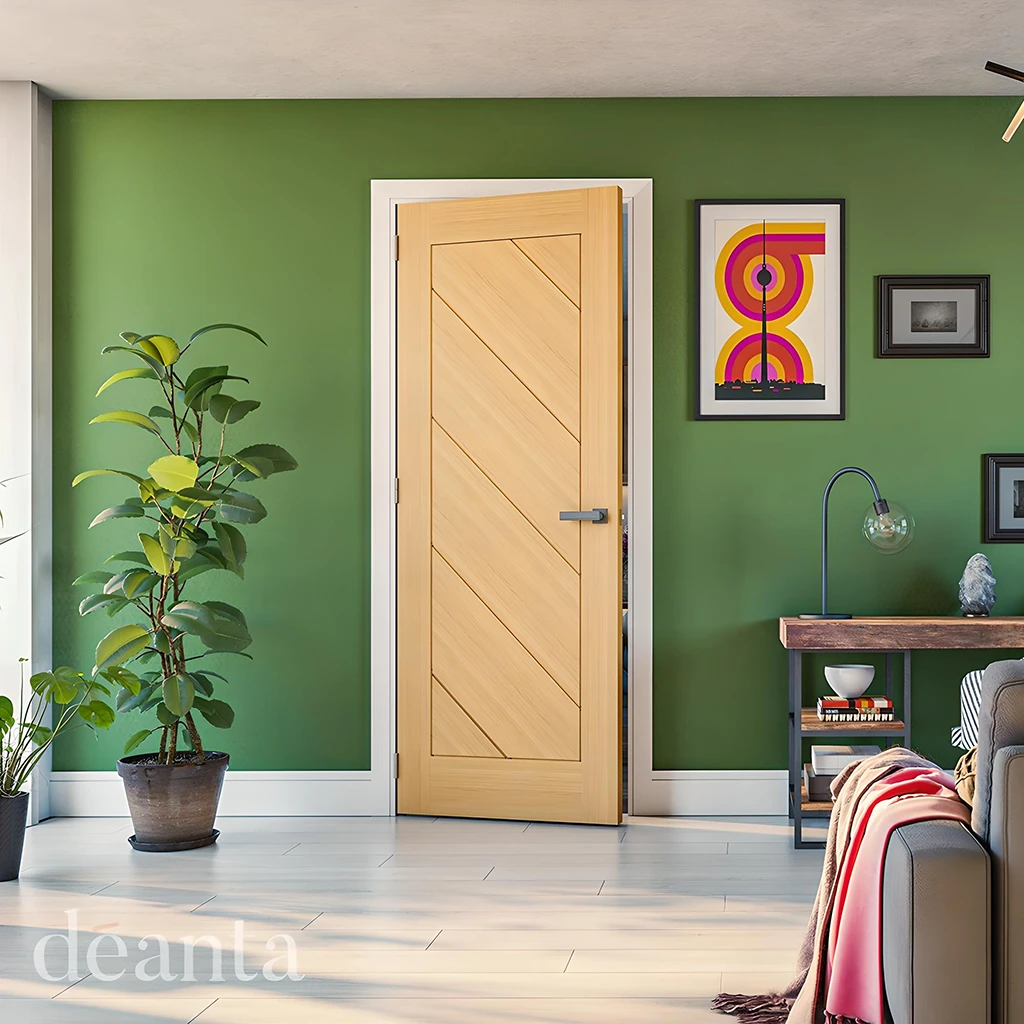 Deanta Torino Prefinished Oak Fire Door FD30 Lifestyle