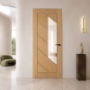 Deanta Torino Prefinished Oak Glazed Fire Door FD30 lifestyle