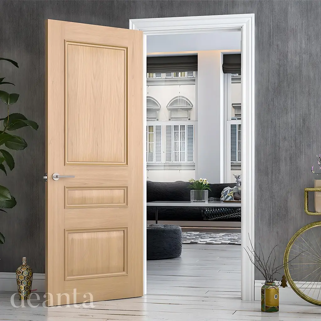 Deanta Windsor Prefinished Oak Fire Door FD30 Lifestyle