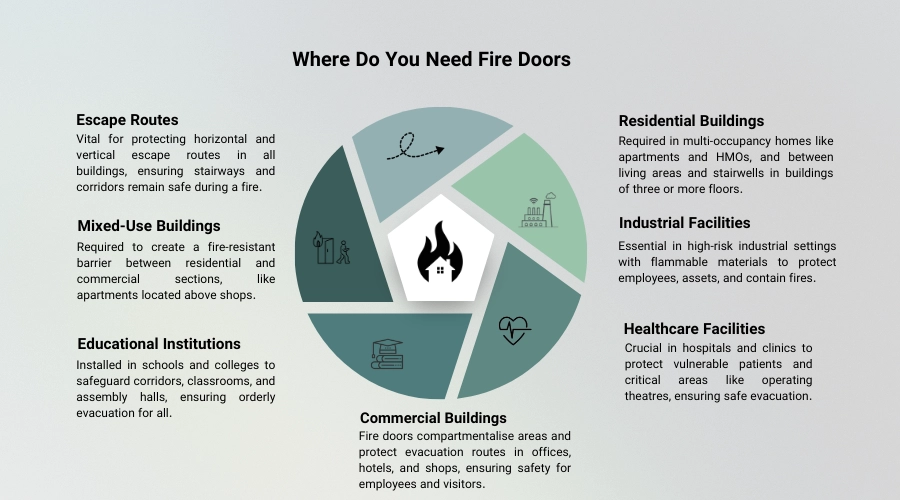 where do I need fire door?