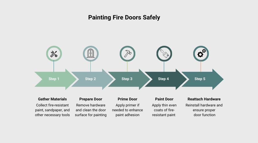 How to Paint a Fire Door Step-by-Step
