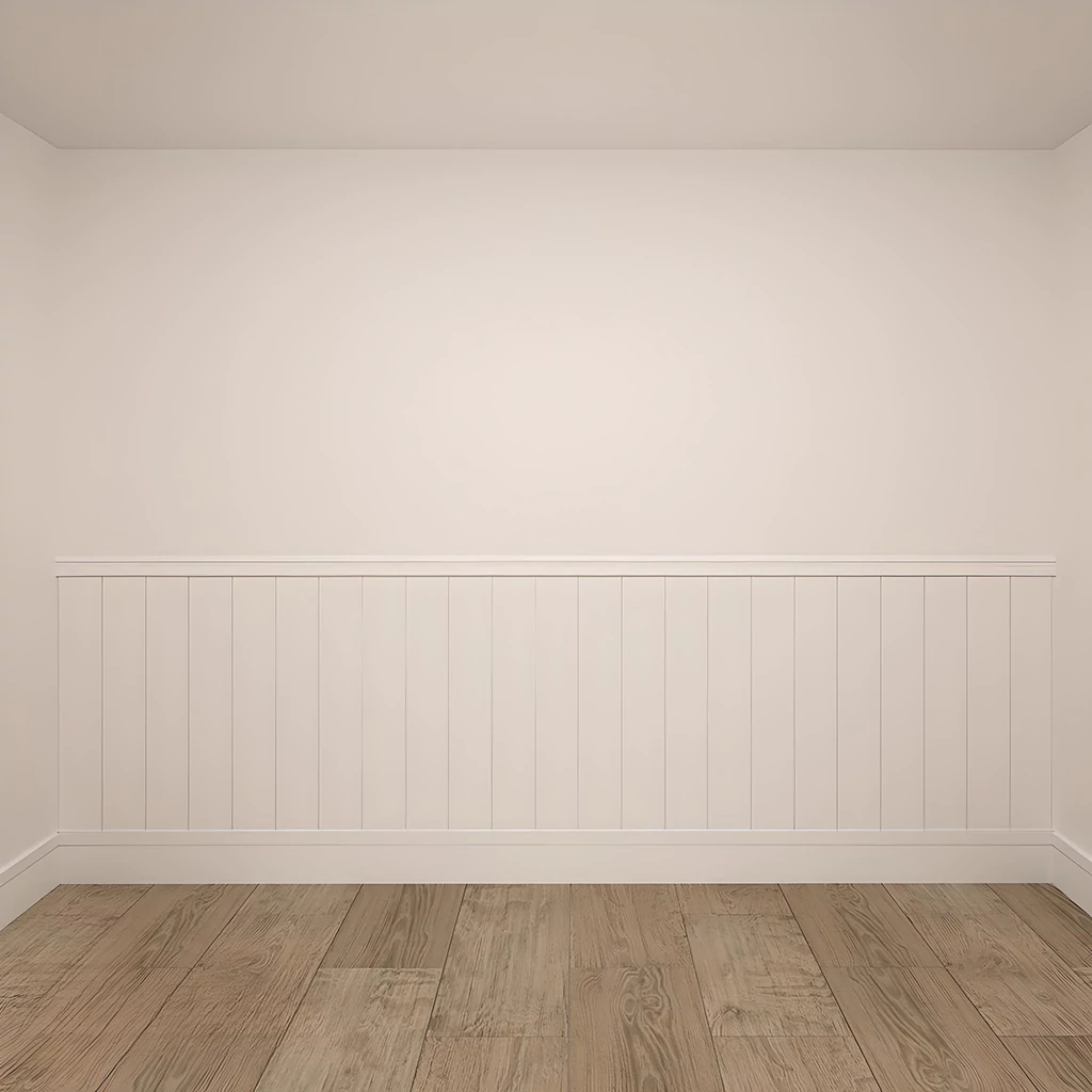 Deanta Madingley White Primed Wall Panelling