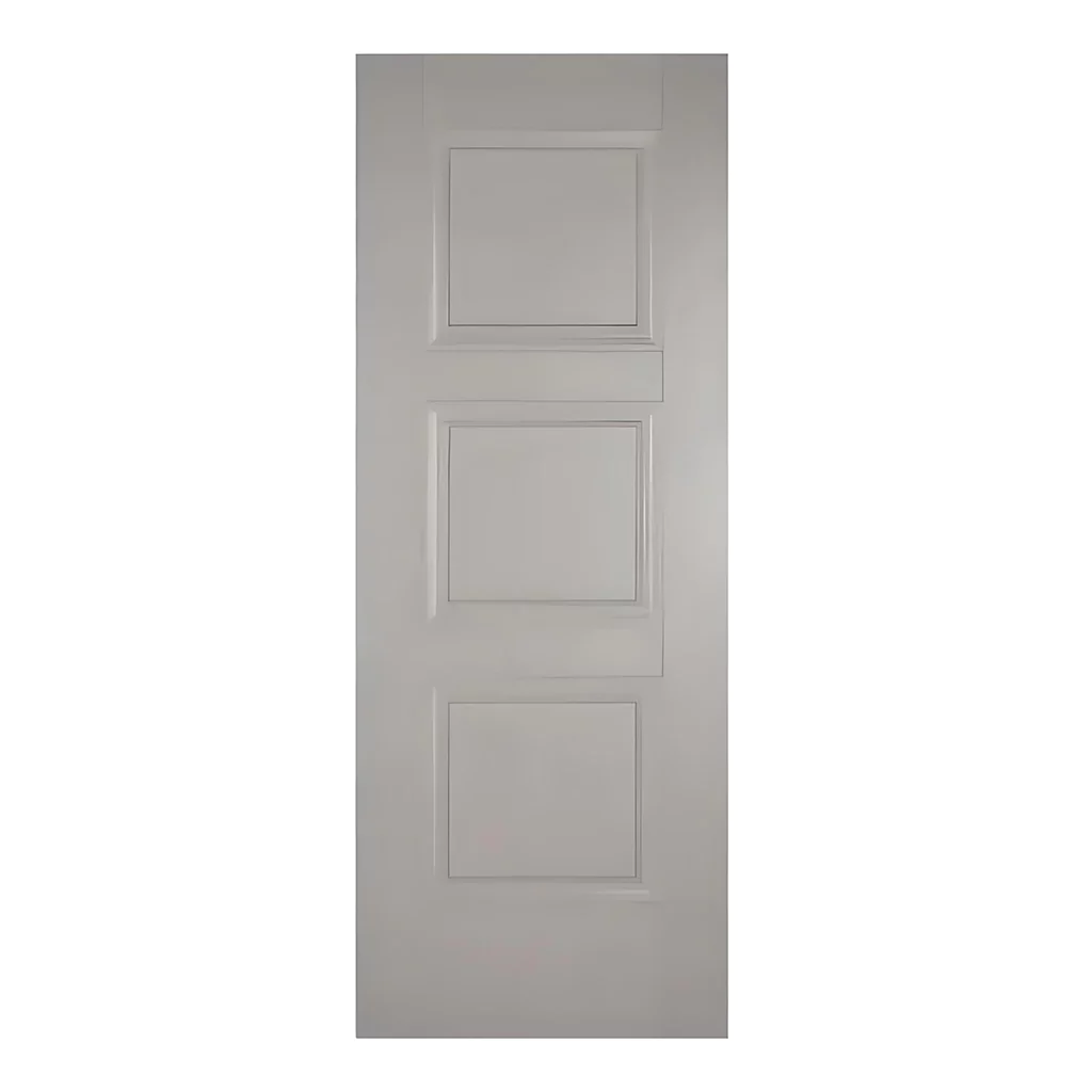 LPD Amsterdam 3 Panel Grey Fire Door FD30 | zdoors