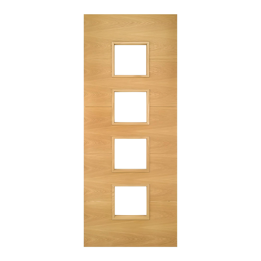Deanta Augusta Prefinished Oak Glazed Internal Door