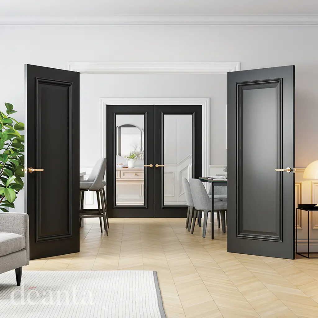 Deanta Blenheim Black Prefinished Internal Door Lifestyle