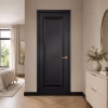 Deanta Blenheim Black Single Panel Prefinished FD30 Internal Fire Door lifestyle
