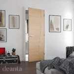 Deanta Cadiz Prefinished Oak Internal Door Lifestyle
