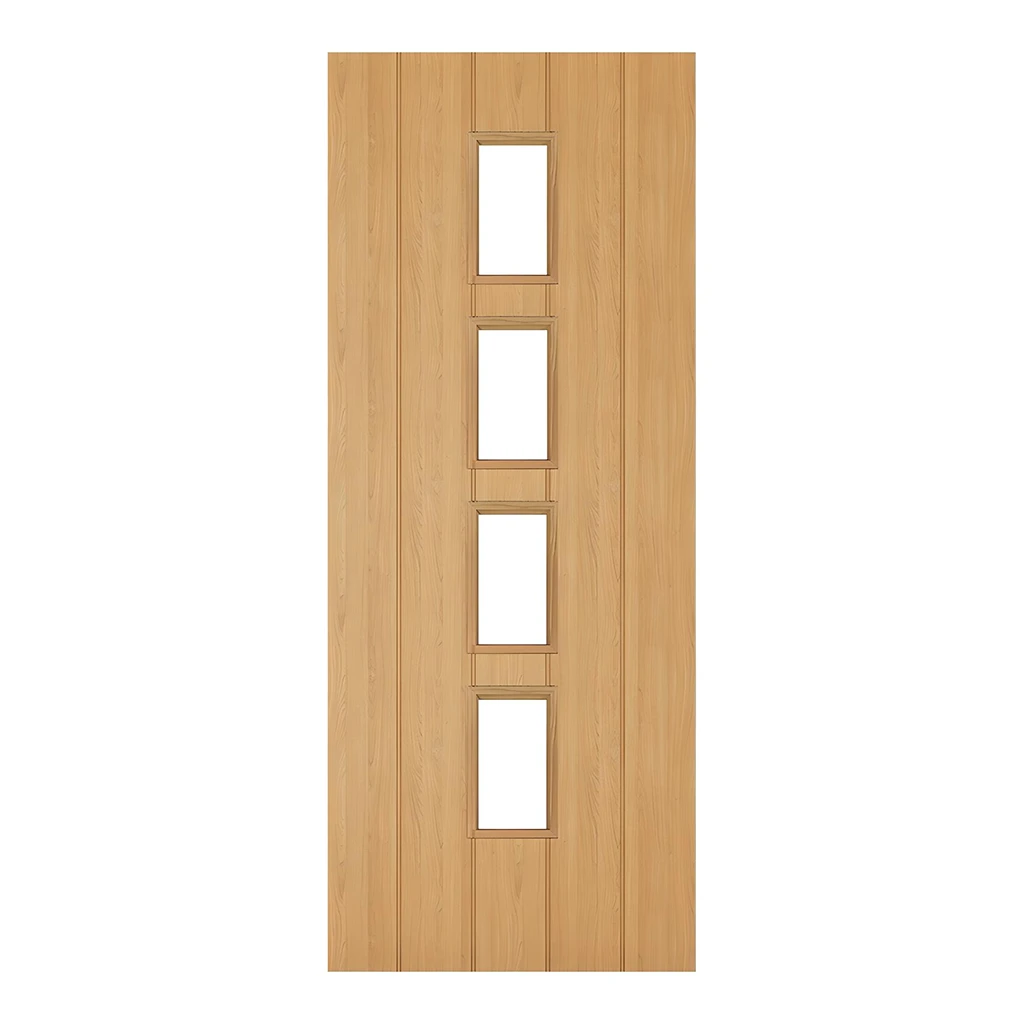 Deanta Galway Unfinished Oak Glazed Internal Door