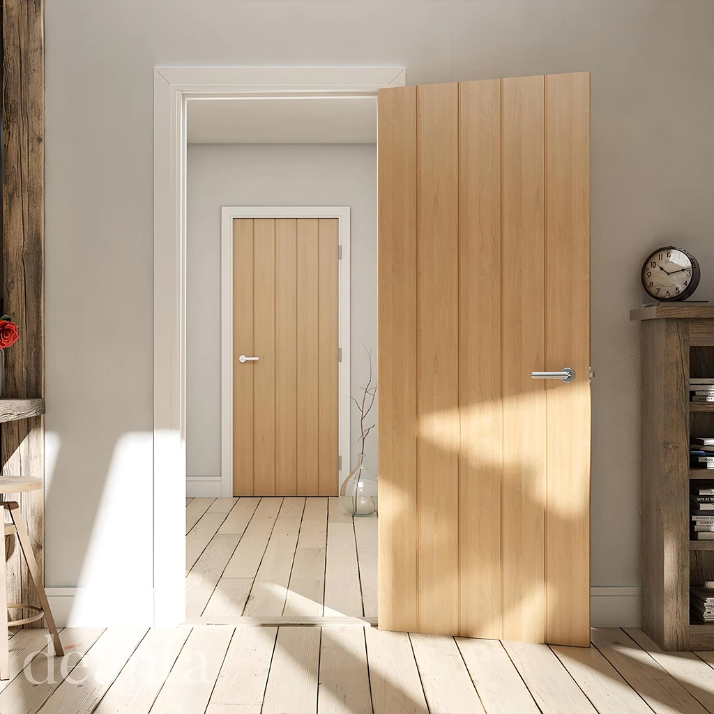 Deanta Galway Unfinished Oak Internal Door Lifestyle