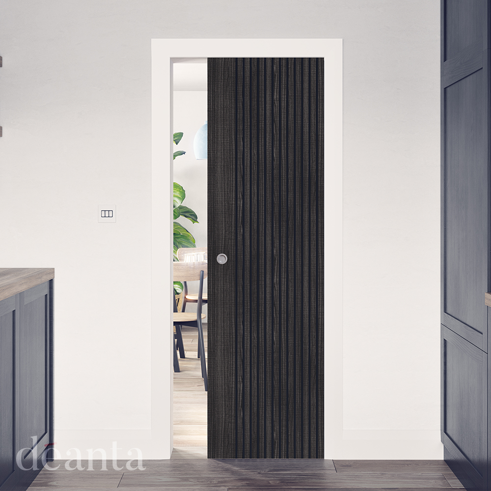 Deanta Malmo Dark Grey Ash Internal Door Lifestyle