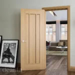 Deanta Norwich Unfinished Oak Internal Door Lifestyle