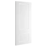Deanta Sandringham White Primed Internal Door Angled