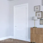 Deanta Sandringham White Primed Internal Door Lifestyle