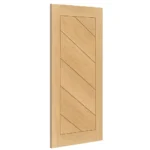 Deanta Torino Prefinished Oak Internal Door Angled