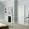 LPD Amsterdam White Primed Plus 3 Panel FD30 Internal Fire Door lifestyle