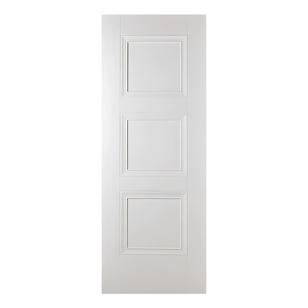 LPD Amsterdam 3 Panel White Primed Fire Door FD30