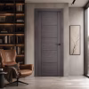 LPD Vancouver Ash Grey 5P Pre-Finished FD30 Internal Fire Door