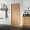LPD Coventry Oak Stepped Panel Unfinished FD30 Internal Fire Door lifestyle