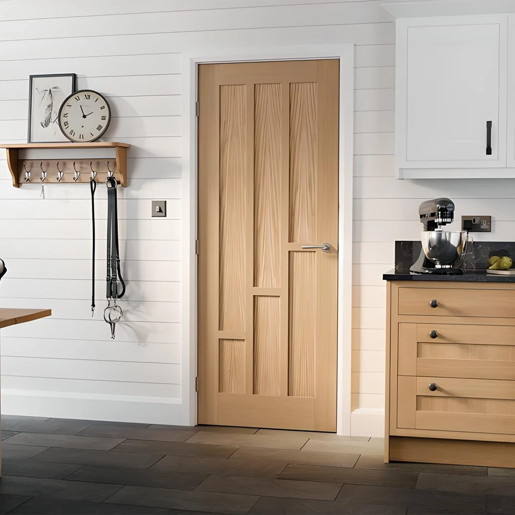 LPD Coventry Unfinished Oak Fire Door FD30-life style