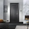 LPD Eindhoven Black Single Panel Primed FD30 Internal Fire Door lifestyle