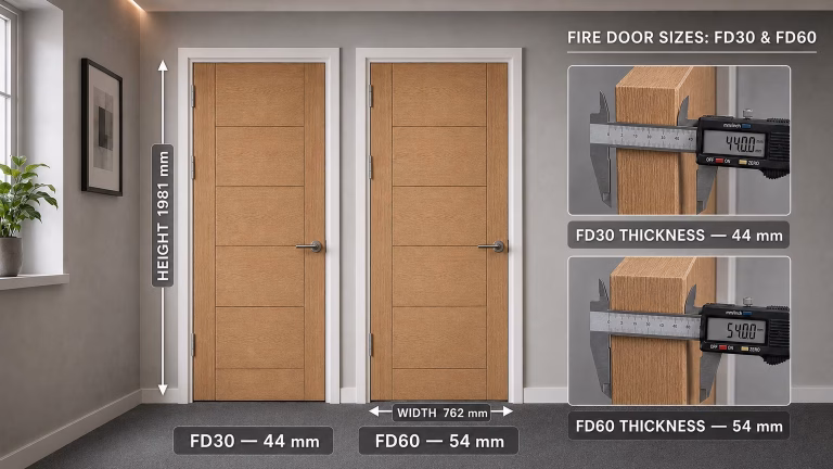 Fire Door Sizes A Complete Guide to Standards, and Regulations in UK
