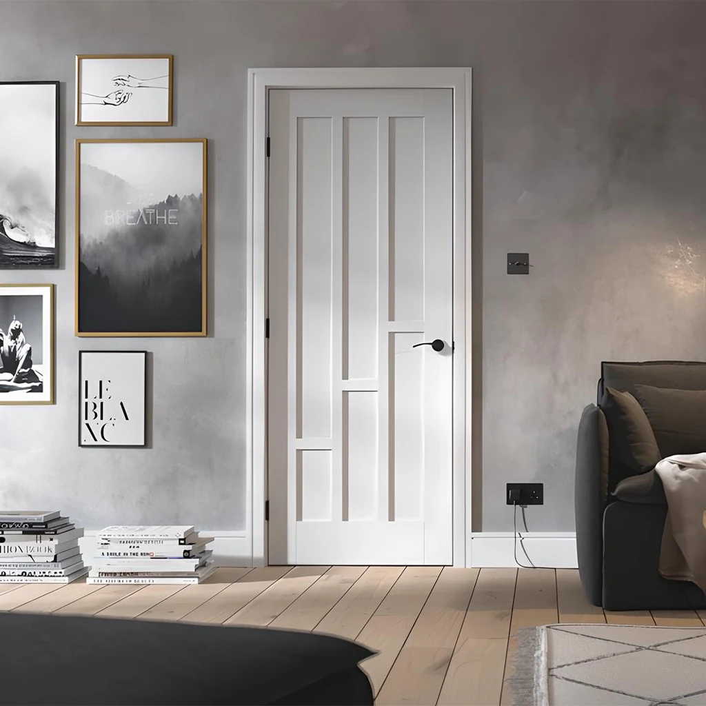 LPD Coventry 3P White Prime Plus Fire Door FD30=life style