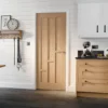 LPD Coventry Oak 6 Panel Pre-Finished FD30 Internal Fire Door lifestyle