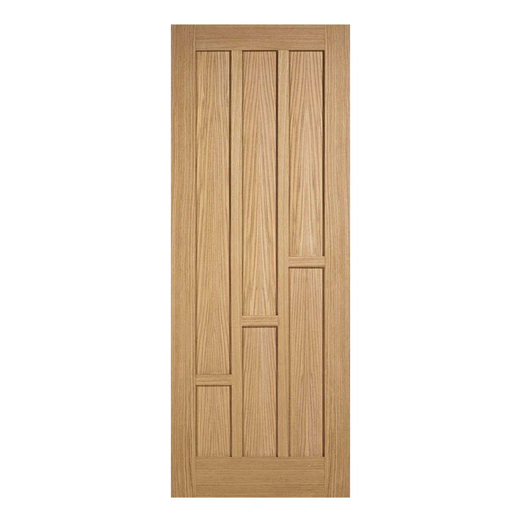 LPD Coventry 6 Panel Oak Pre-Finished Fire Door FD30